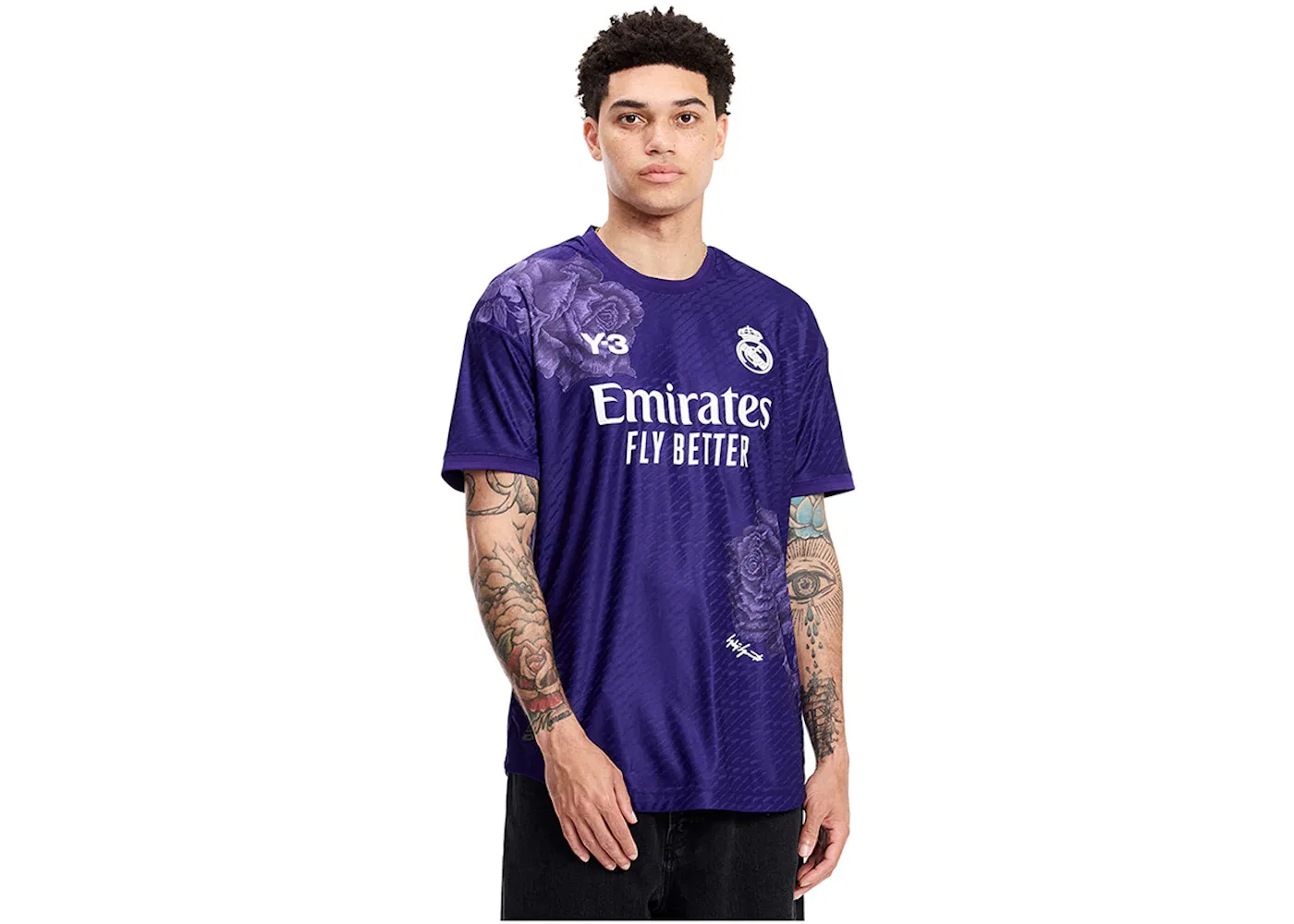 Мужская футбольная футболка с технологией HEAT.RDY Jersey Adidas, Dark Purple — фото 4