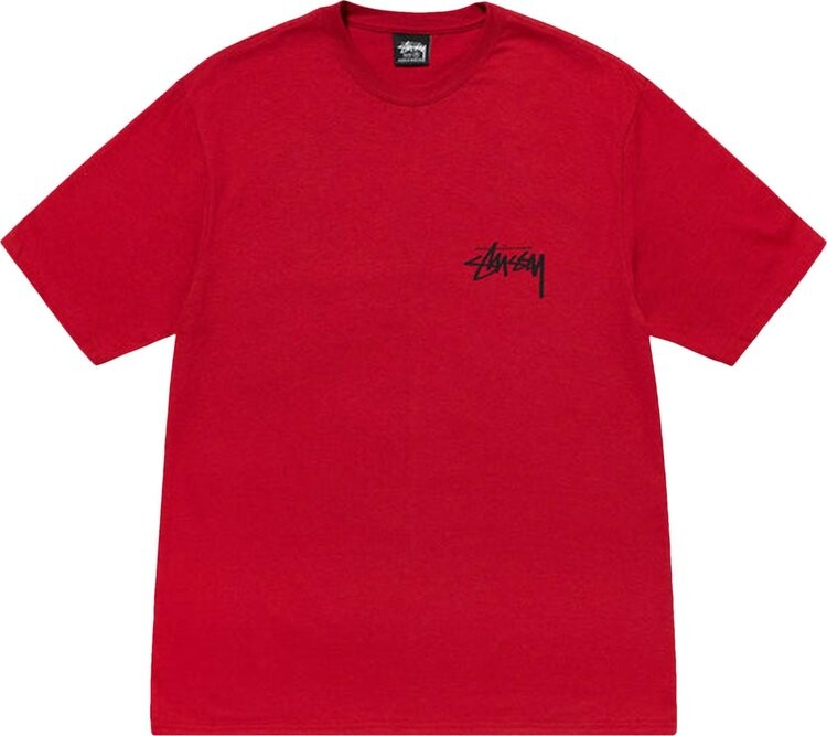 

Футболка Stussy 8 Ball Fade Tee 'Red', красный