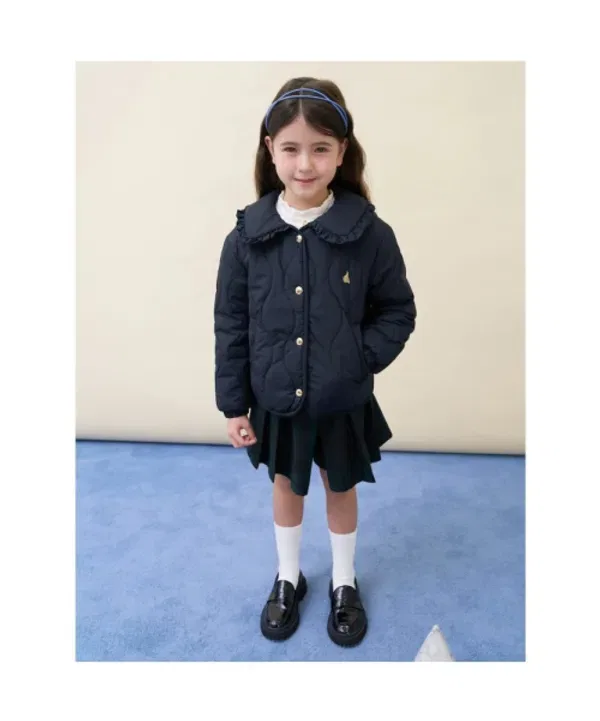 Пуховик детский, Beanpole Kids, Navy — фото 3