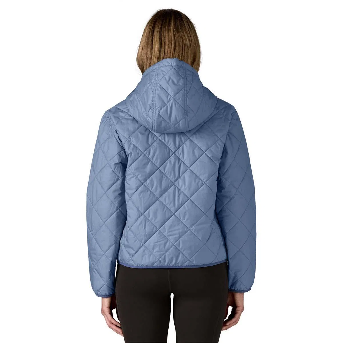 Женский стеганый бомбер с капюшоном Diamond Quilted Patagonia, Barnacle Blue — фото 2