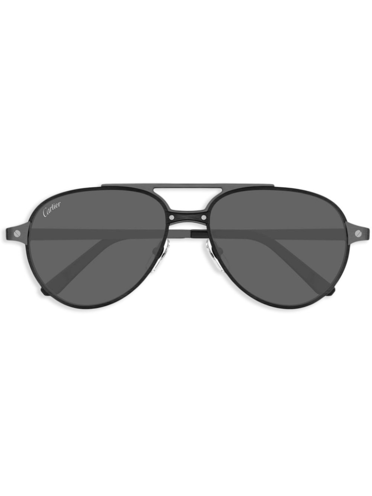 

Солнцезащитные очки Santos de Cartier Cartier Eyewear, черный