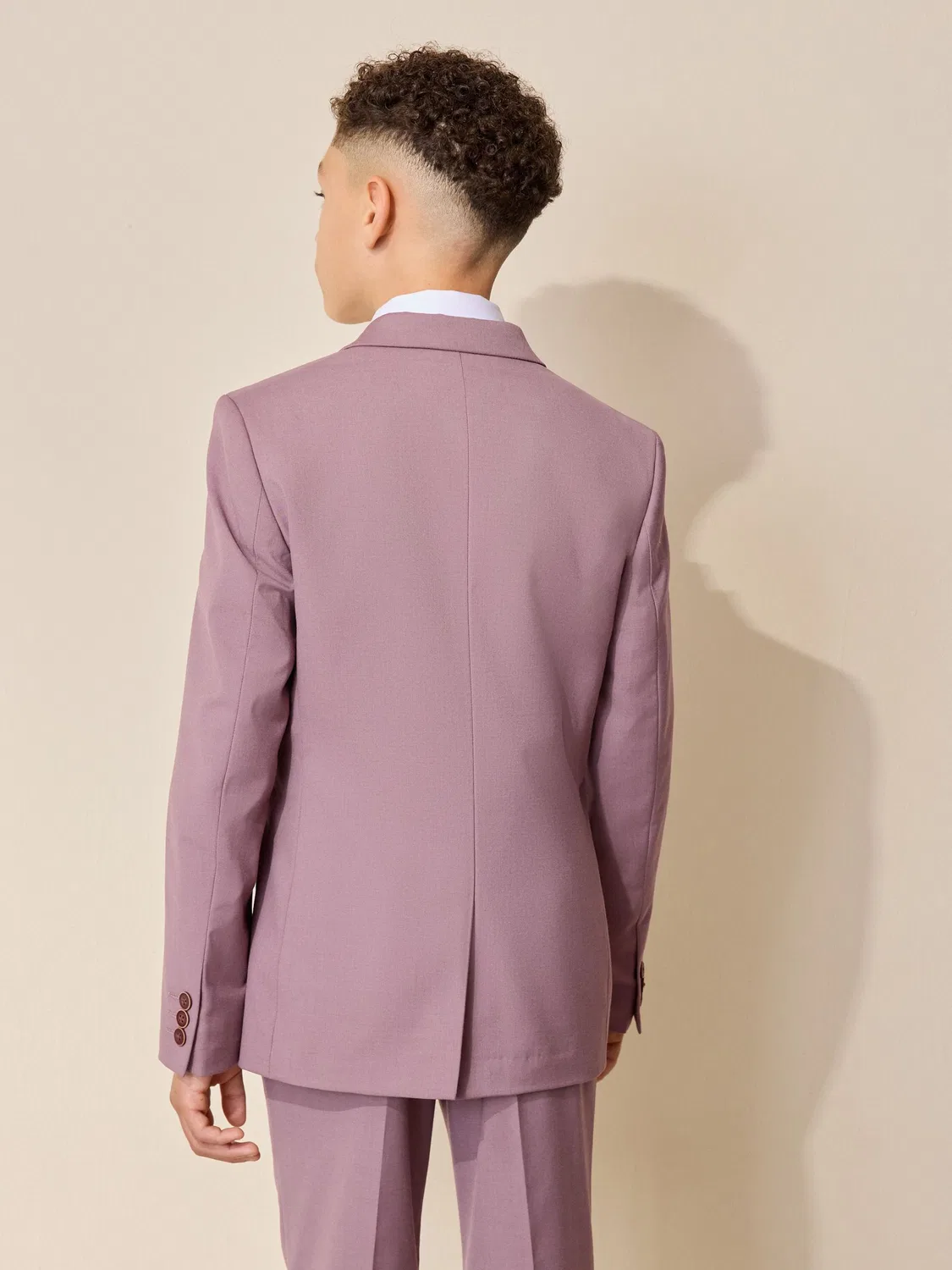Пиджак классический, модель Suit Jacket Next, Mauve Purple — фото 3