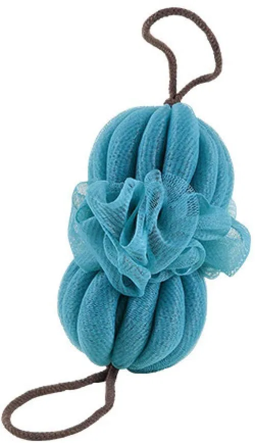 Мочалка для душа Mesh Sponge Back Rubbing Cloth, AKAZI, 21 см, Blue