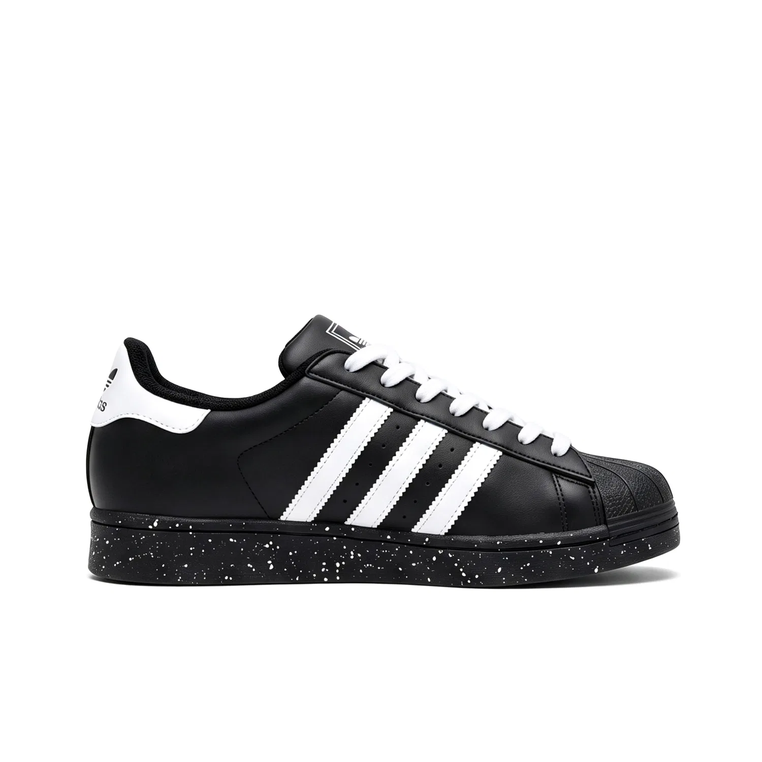 Детские кроссовки для скейтбординга с принтом звезды Superstar 2 Adidas Originals, Black — фото 4