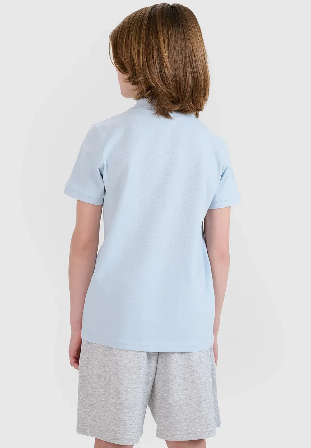 Koszulka polo dziecięca - biała 122 (6-7 лат) унисекс - рубашка-поло 4F, Light Blue — фото 2