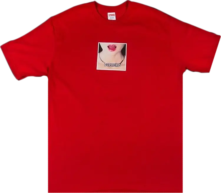 Футболка Supreme Necklace T-Shirt 'Red', красный — фото 2