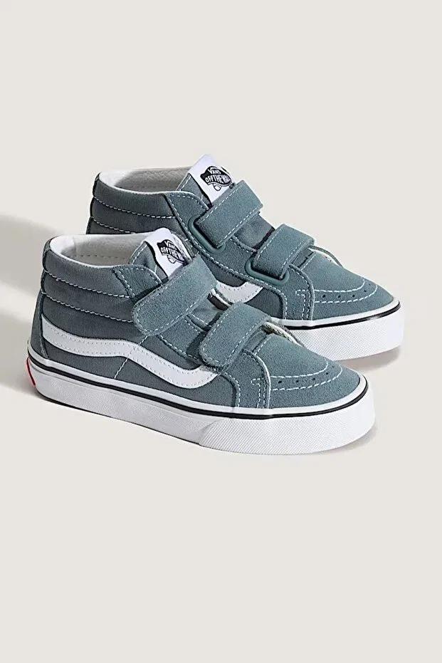 Детские кеды с принтом Vans, Gray — фото 2