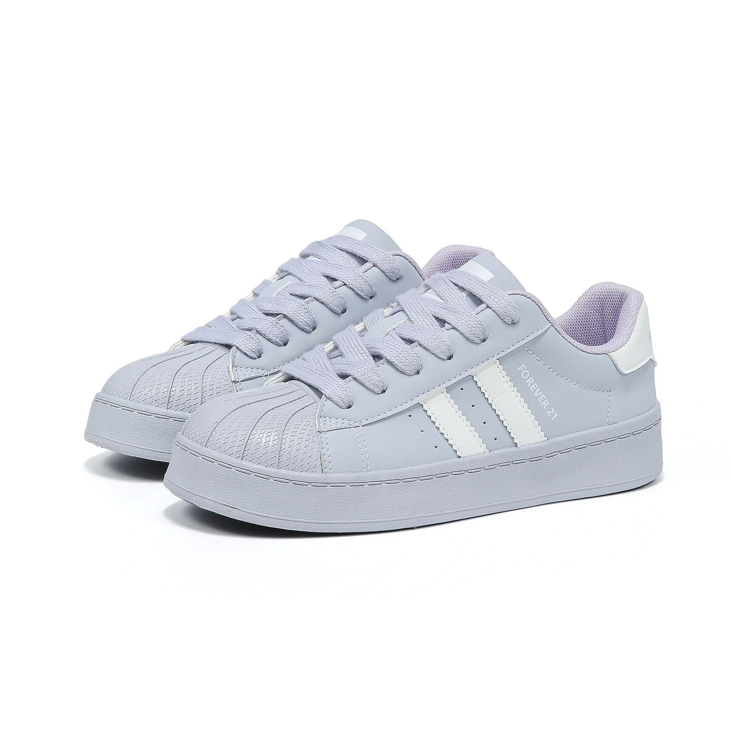 

Кроссовки Forever 21 Skateboard Shoes Unisex Low-Top, светло-фиолетовый