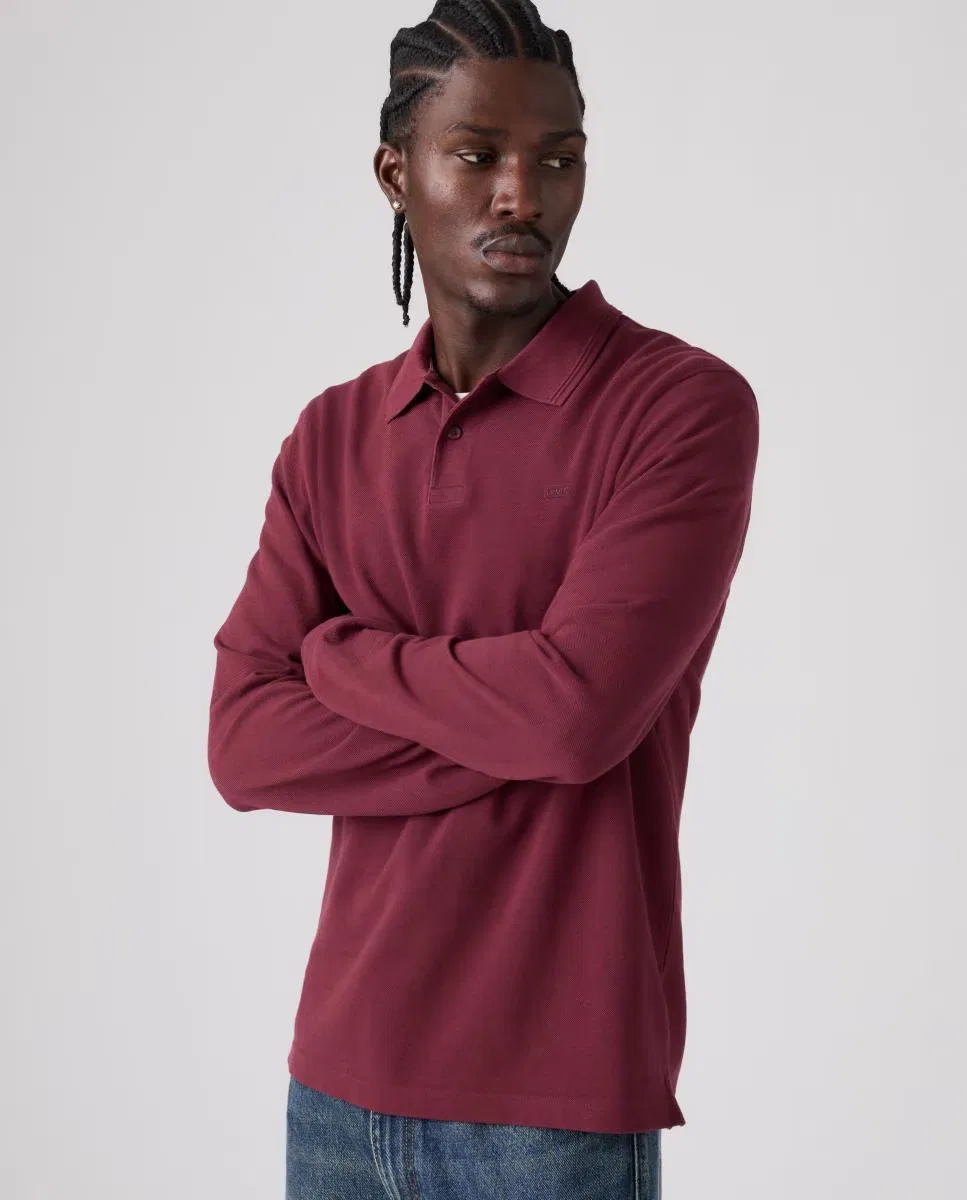 Рубашка с длинным рукавом, Polo, Levi's, бордовый — фото 4