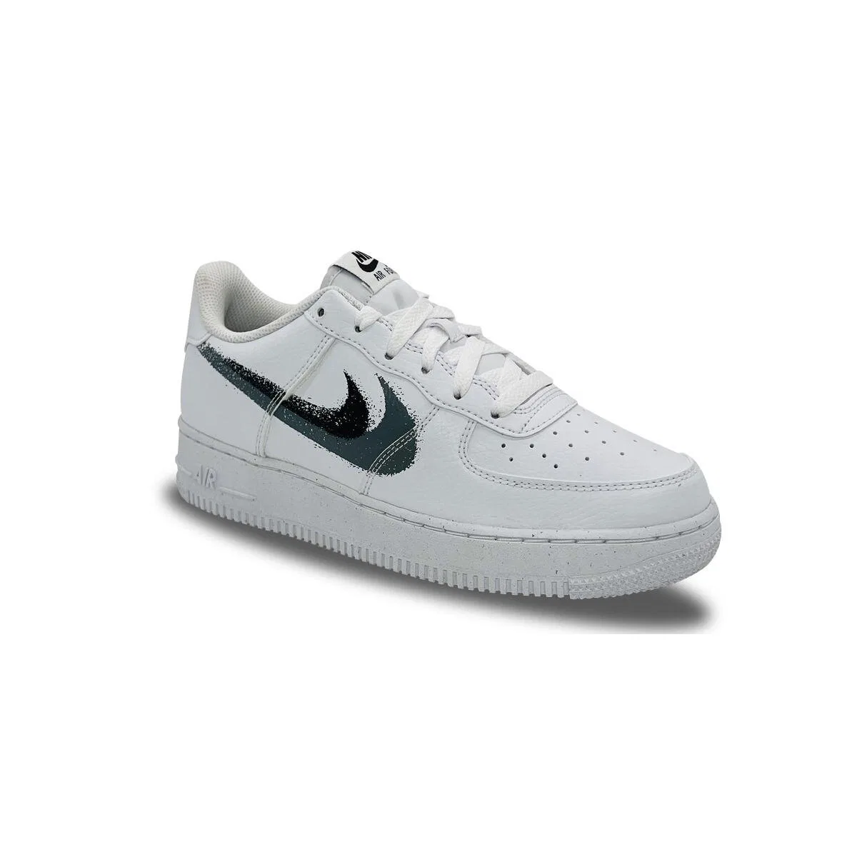 Детские кожаные кроссовки Nike Air Force 1 Impact Next Nature, Цвет: Weiss — фото 2