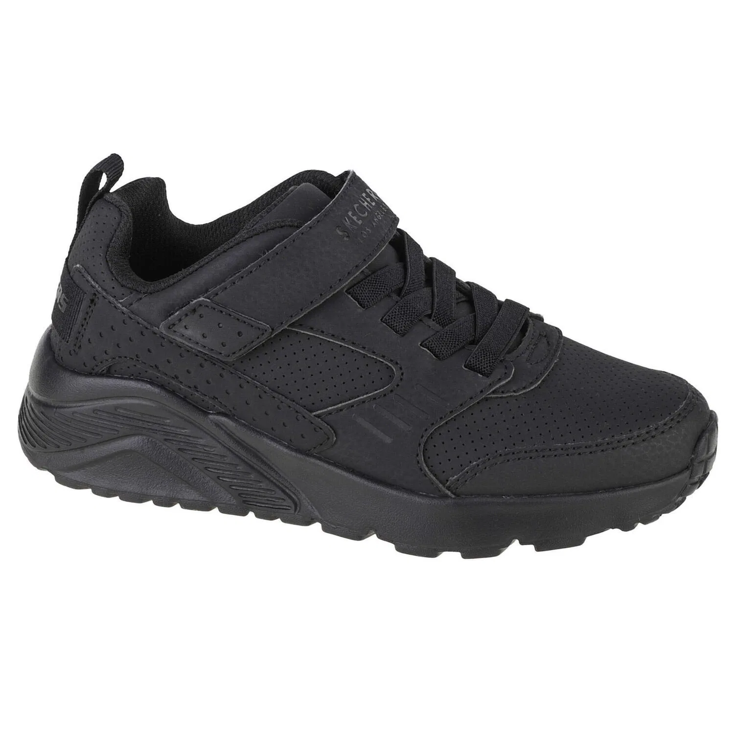 Детские кроссовки на липучках Skechers Uno Lite, Цвет: Schwarz