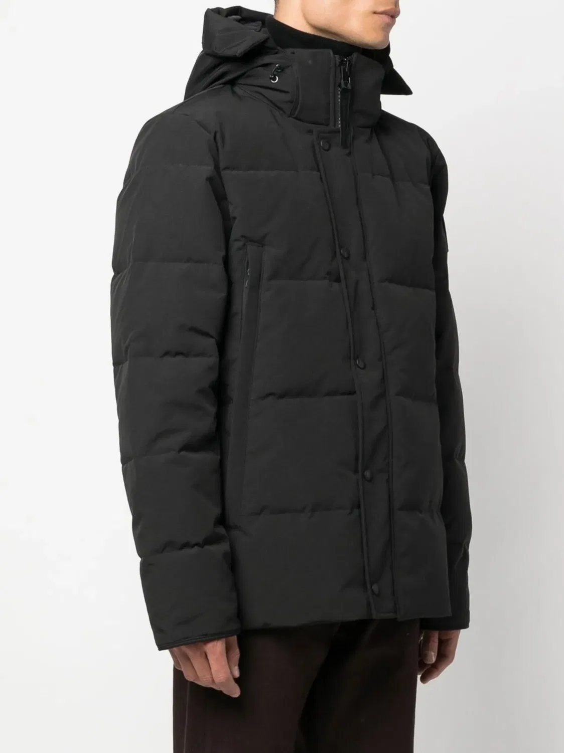Парка Wyndham черная Canada Goose, черный — фото 4