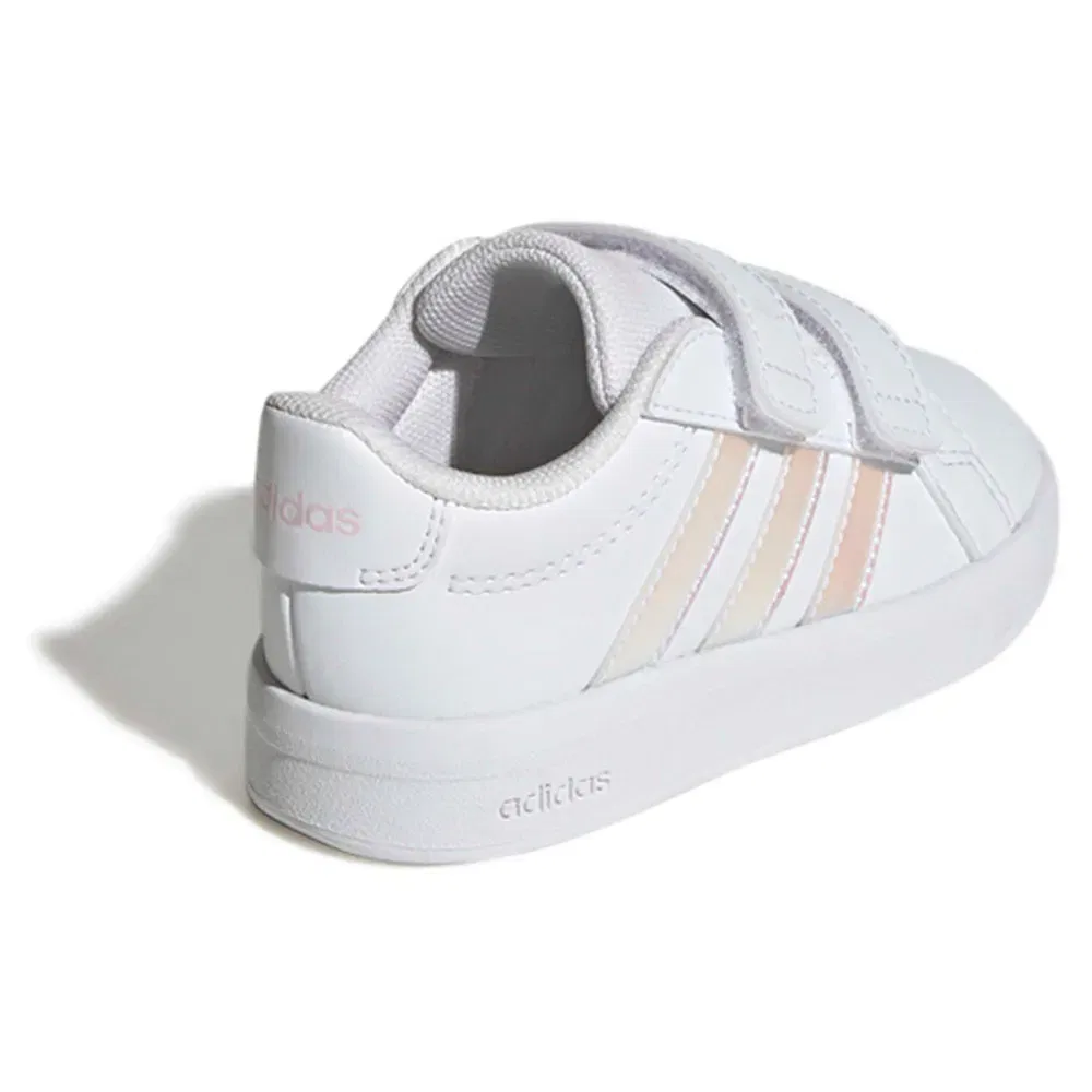 Кроссовки Adidas Grand Court 30 для малышей, белый — фото 4