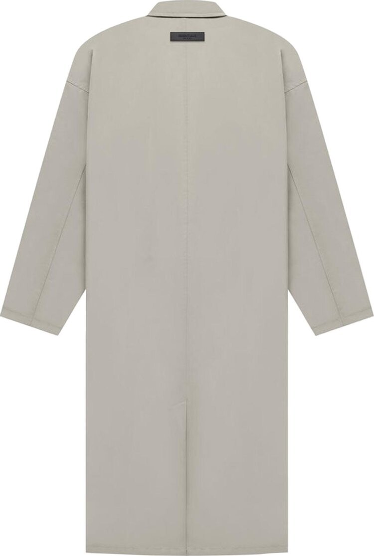 Пальто Fear of God Essentials Long Coat 'Smoke', серый — фото 3