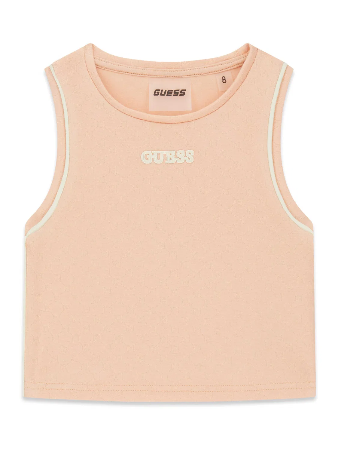 Топ облегающего кроя для девочки Guess, светло-оранжевый