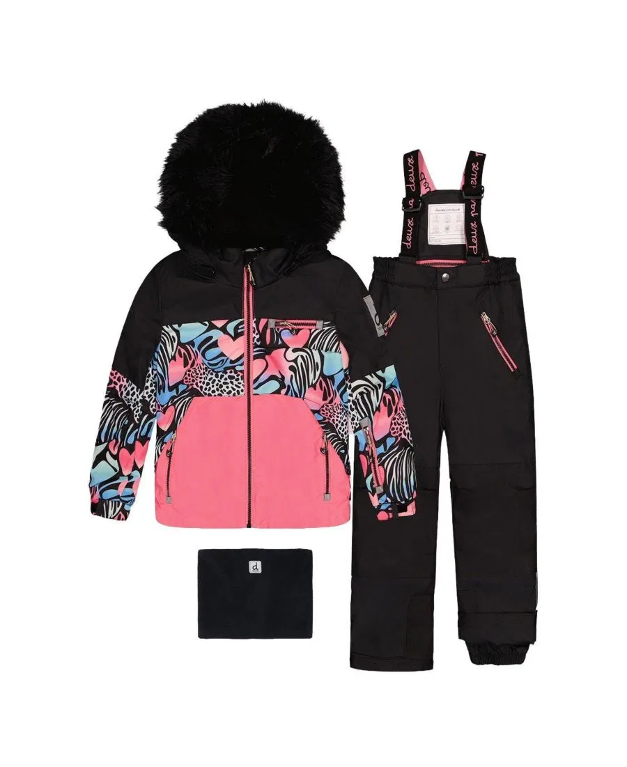 Детский комплект для зимних игр Deux par Deux, Black Zebra Print