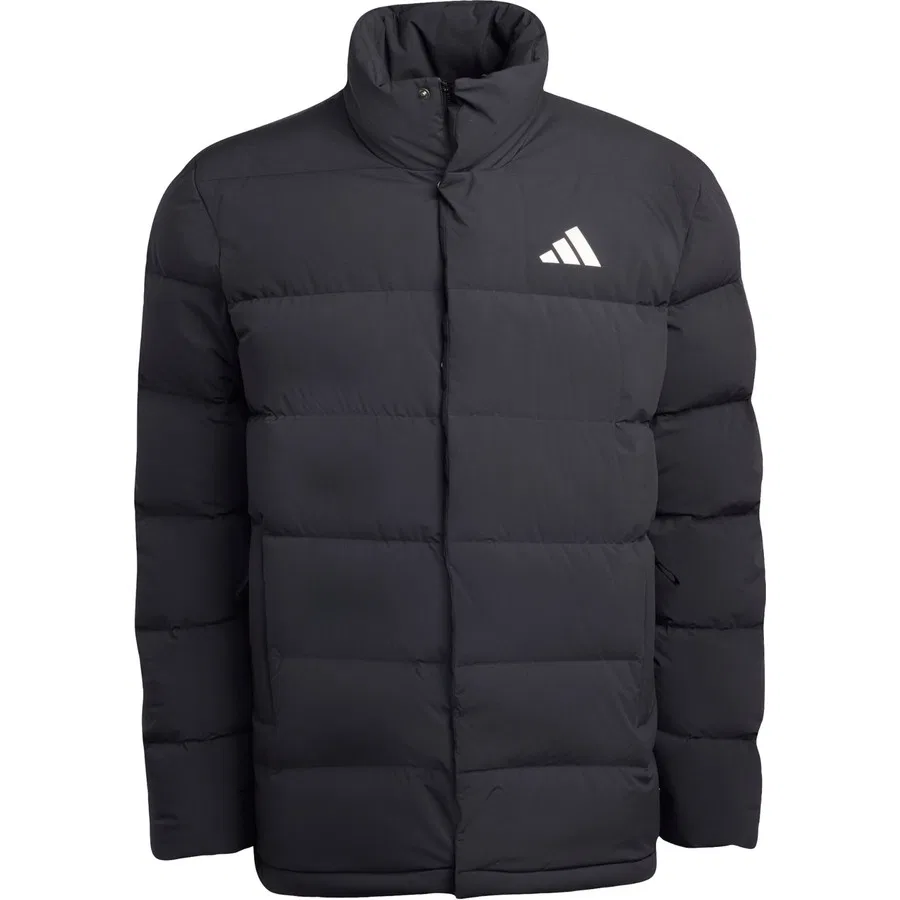 Мужской утепленный пуховик Sportswear JN2092 Helionic CLIMAWARM Mid-Length Down Jacket adidas, Черный — фото 3