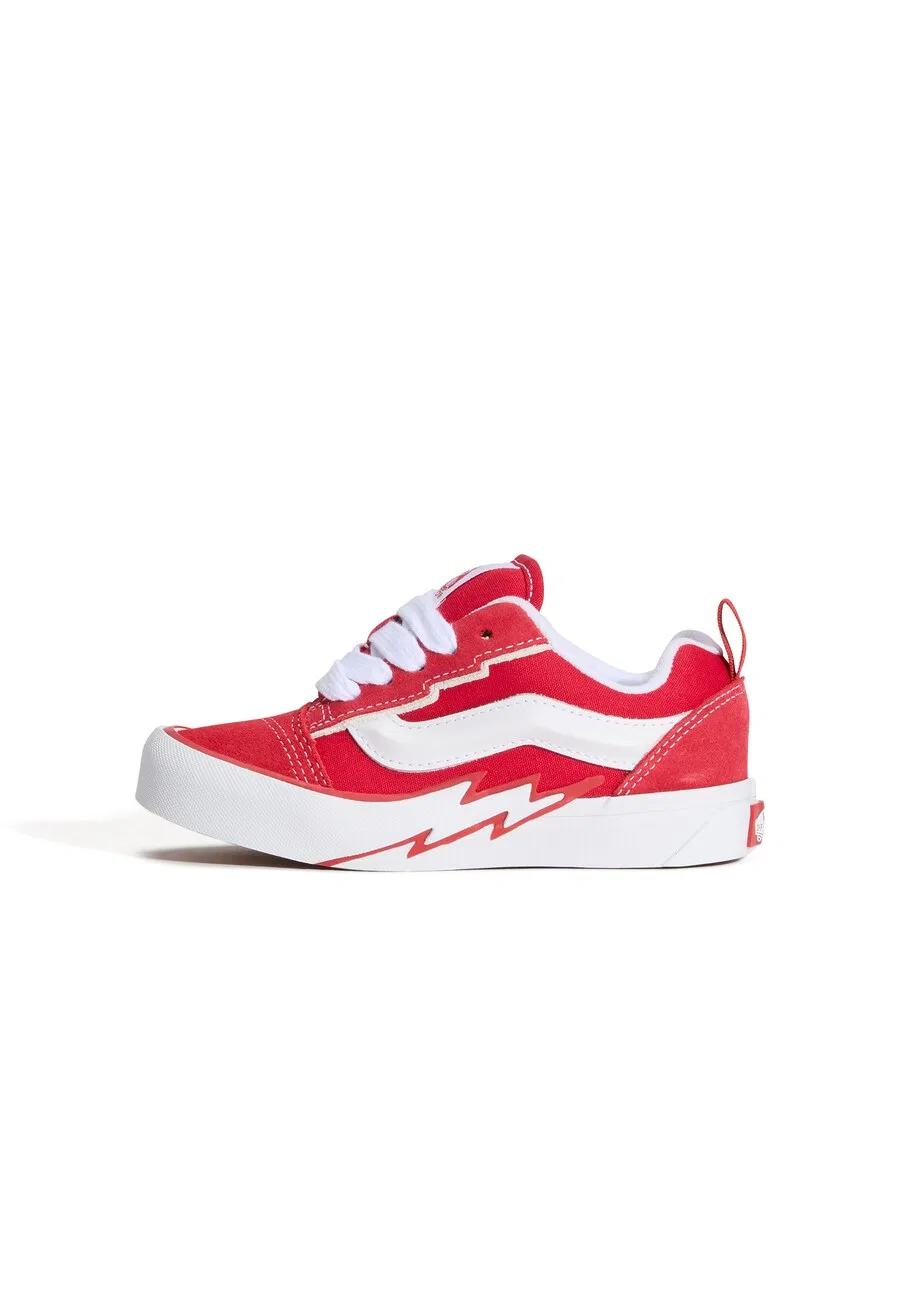 Кроссовки VANS 'Knu Skool Bolt' ярко-красного цвета