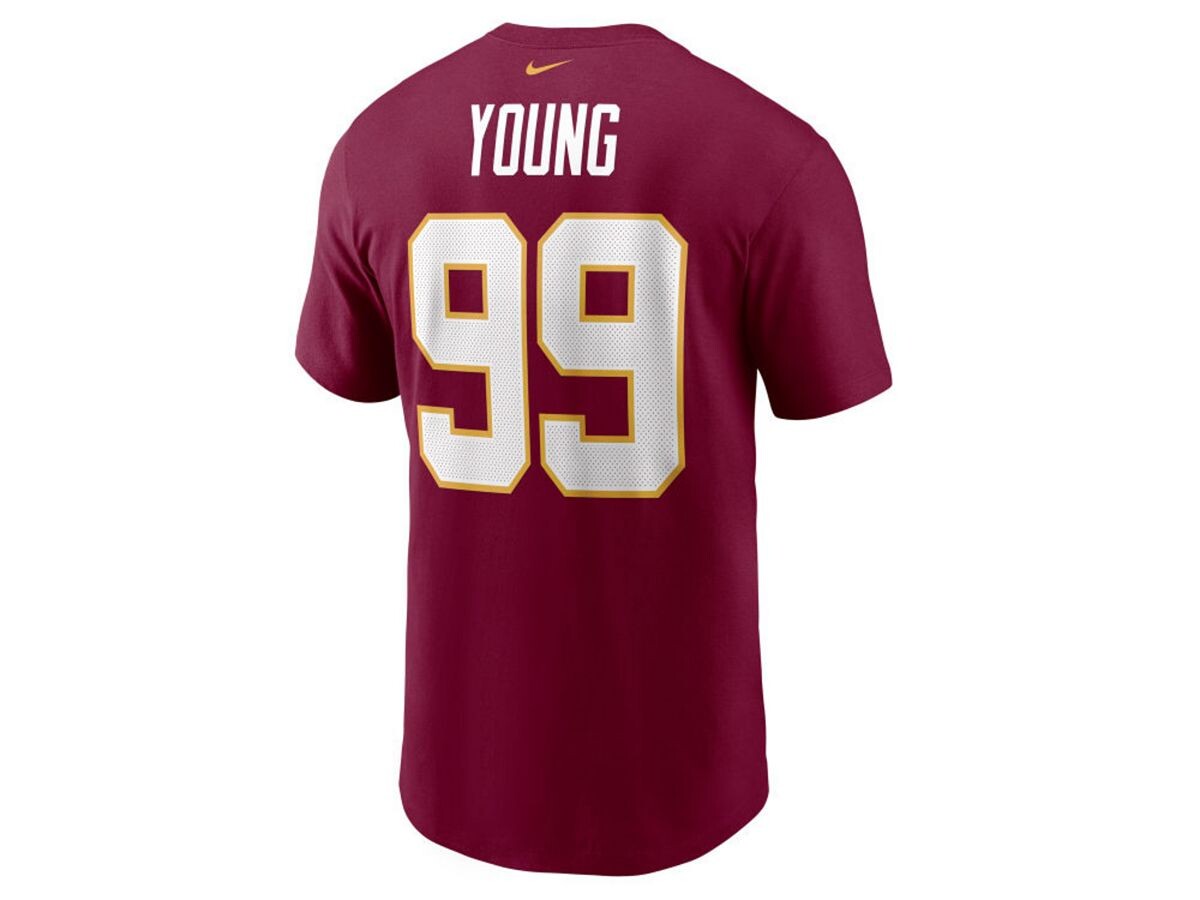 

Мужская футбольная команда washington football team, футболка с надписью pride name and number wordmark - young Nike, красный