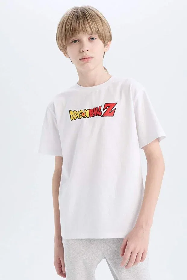 Детская футболка для мальчиков с принтом Dragon Ball Defacto, White-Wt346 — фото 2