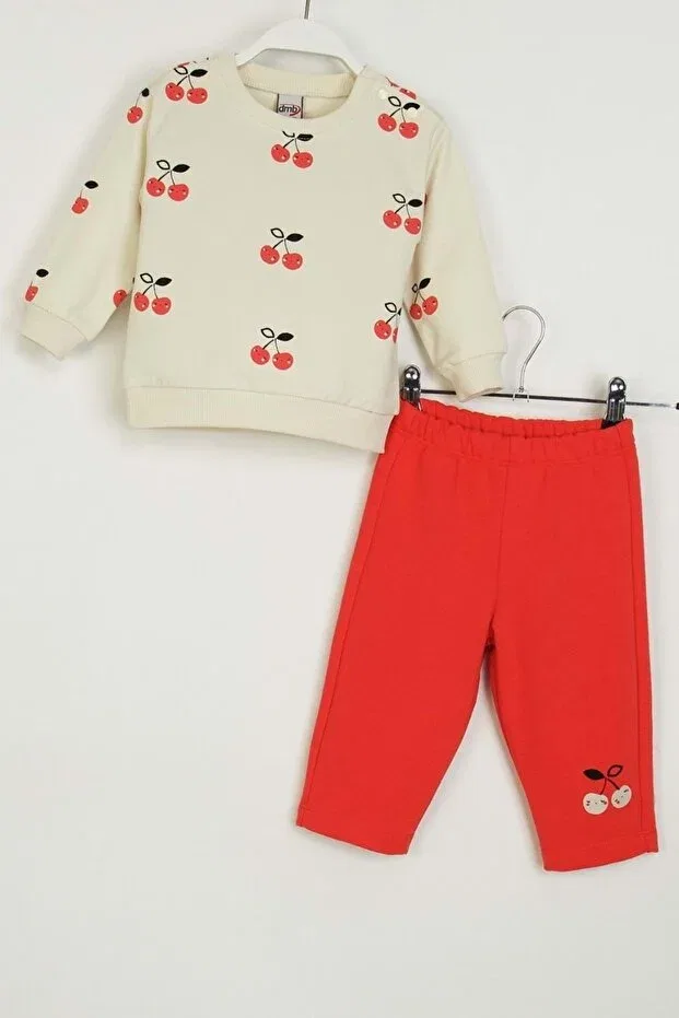Детский комплект для девочек с принтом Ww Waka Waka Kids Store, Nude Color — фото 4