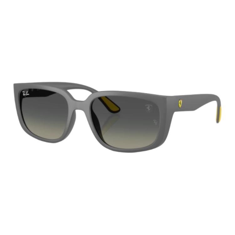 

RayBan Квадратные солнцезащитные очки унисекс матово-серые, Matte Gray