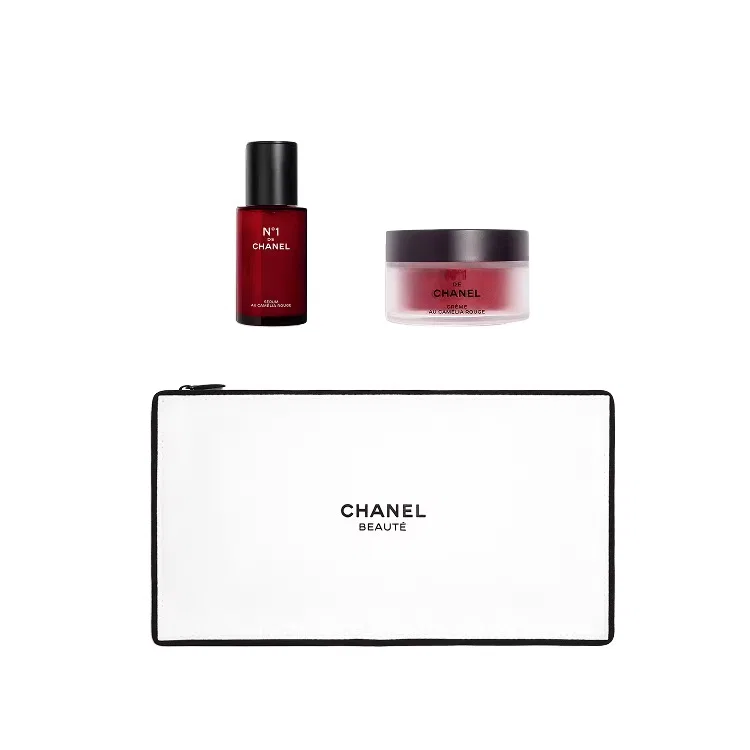 Набор для ухода за кожей с эссенцией и кремом, Red Mountain Camellia, CHANEL