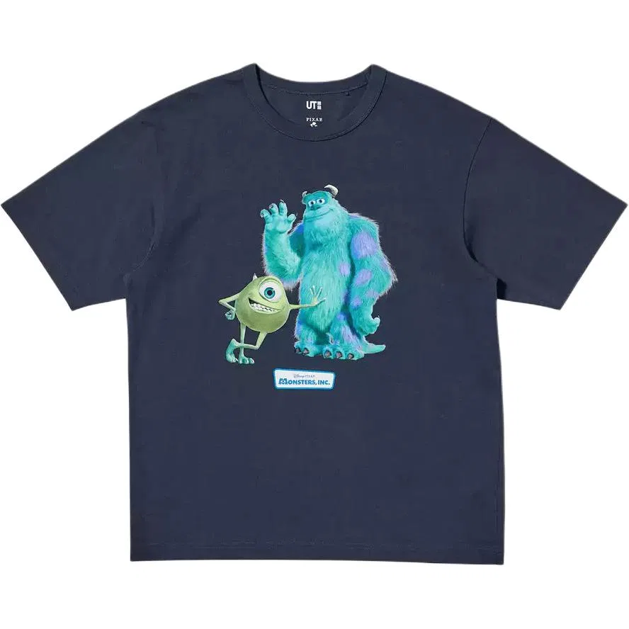 Футболка с принтом Pixar, UNIQLO, Navy Blue