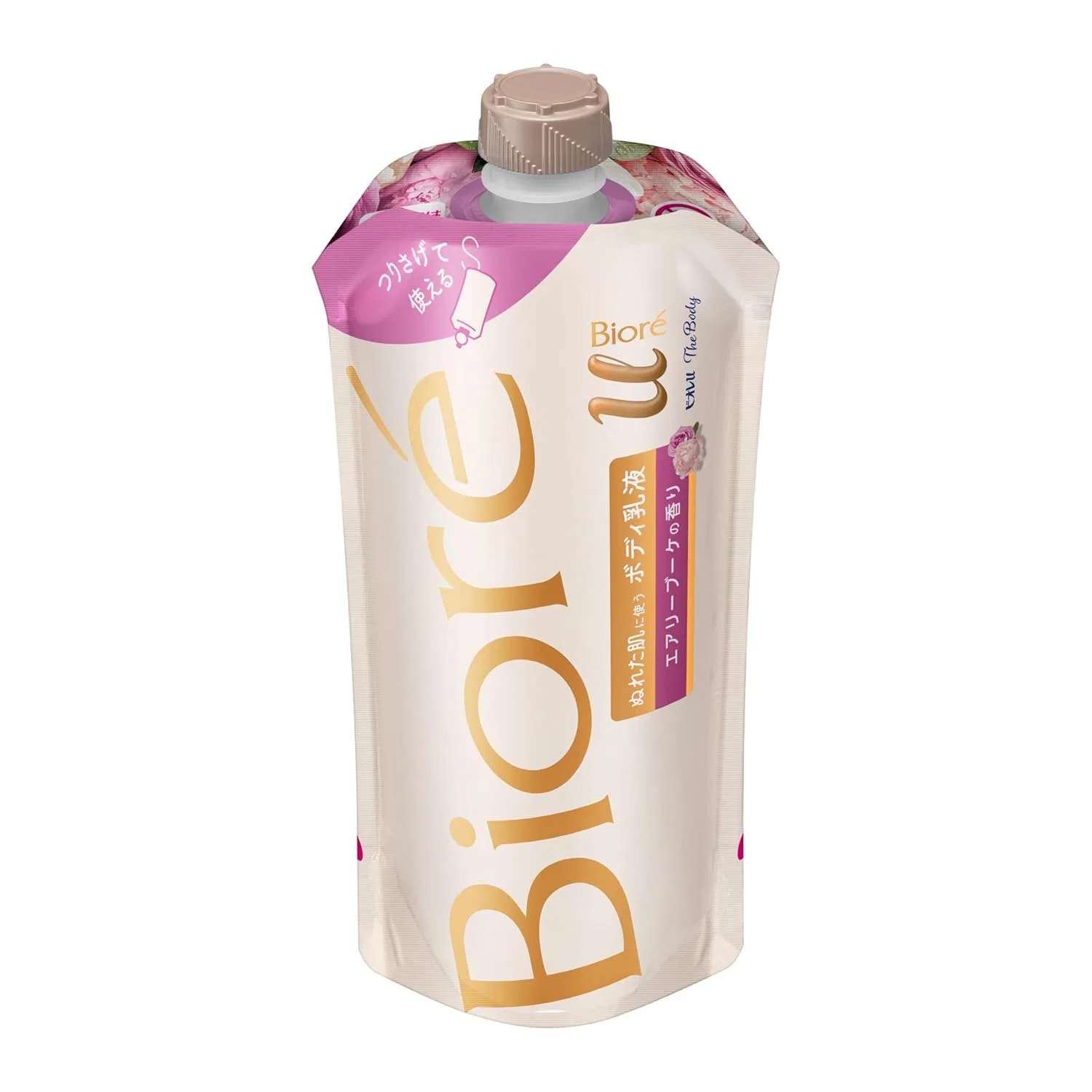 Лосьон для тела Milky Lotion Biore U, Refill, Airy Bouquet, 300 мл