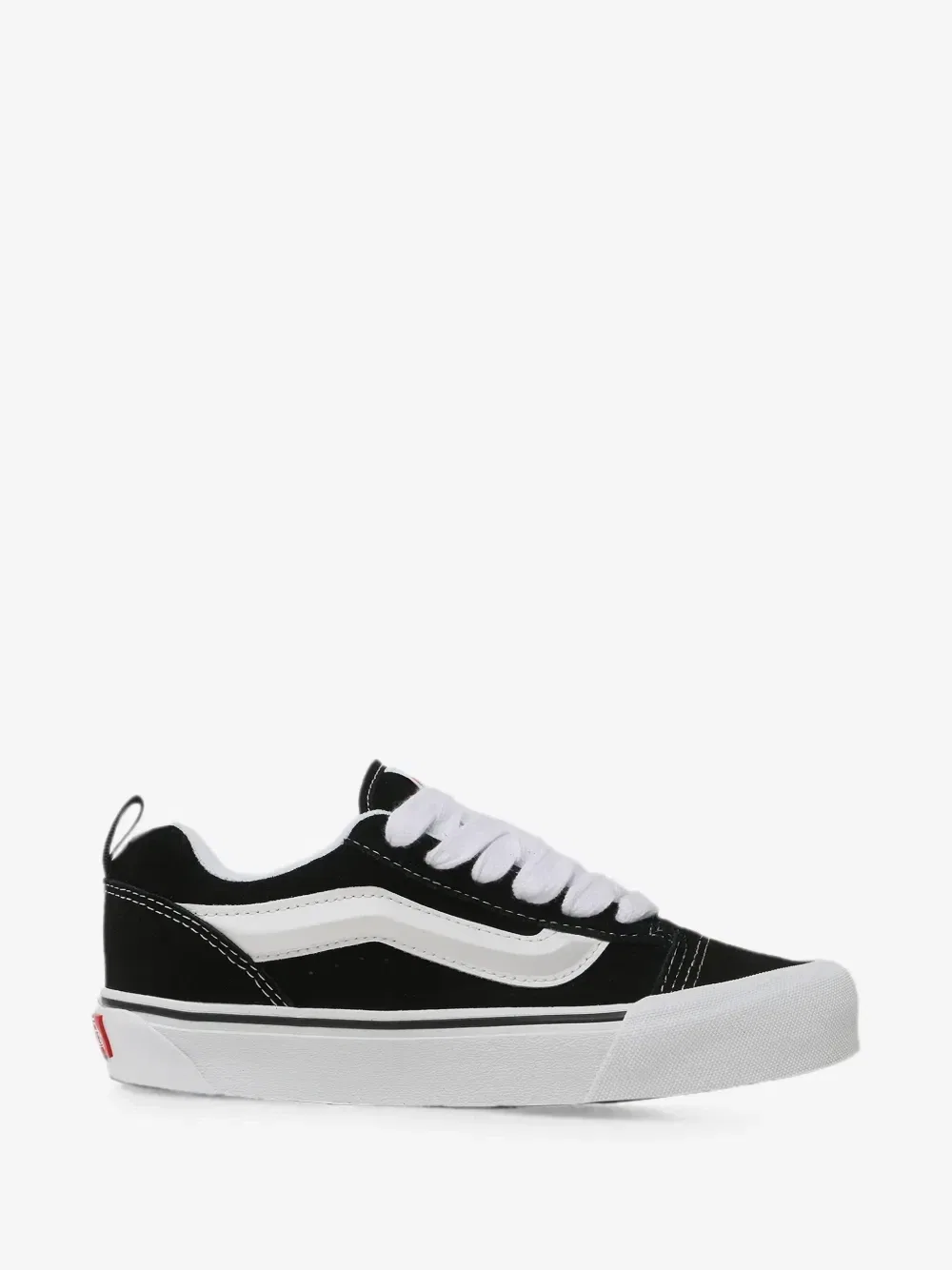 Кроссовки 90' Knu Skool с логотипом Vans Kids, черный