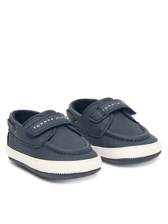 Полуботинки Low Cut Velcro Tommy Hilfiger, темно-синий — фото 2