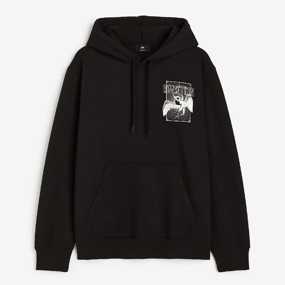 

Толстовка H&M Regular Fit Led Zeppelin, черный