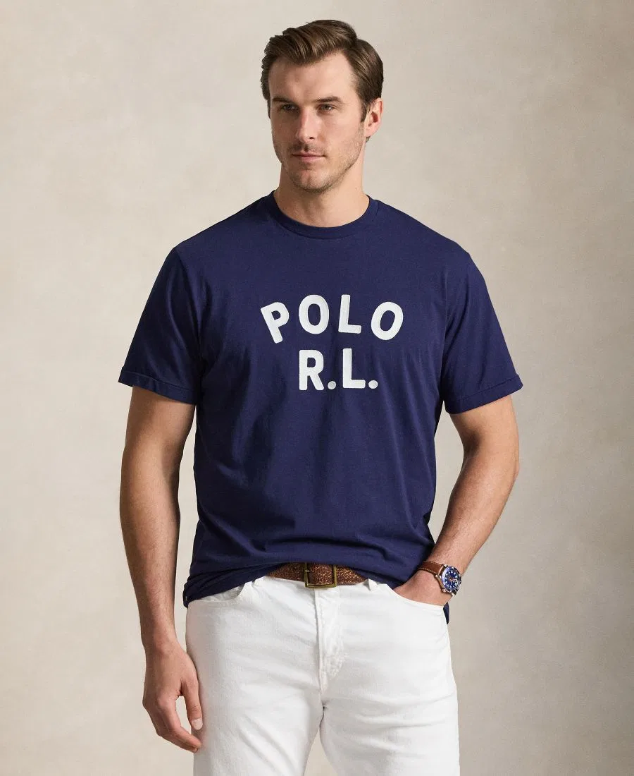 Футболка классического кроя с длинным рукавом Polo Ralph Lauren, Newport Navy