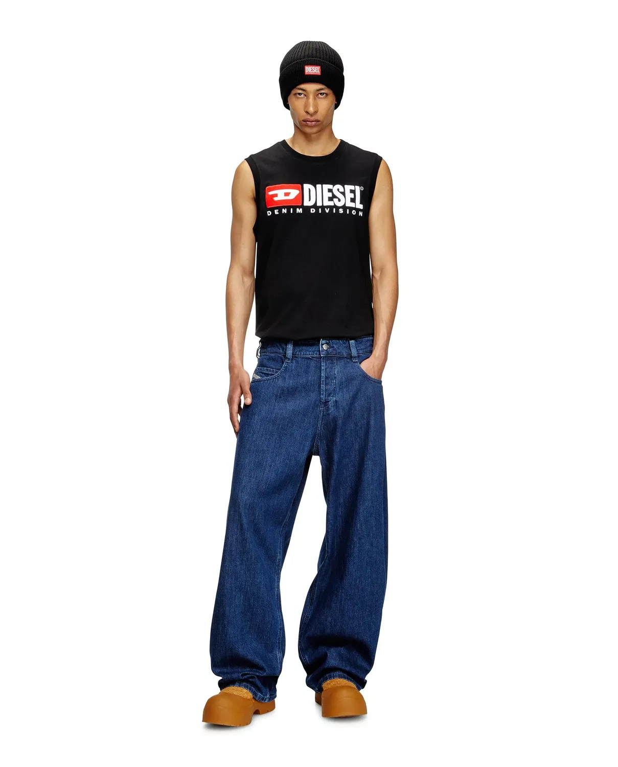 Мужские джинсы relaxed fit 1997 Diesel, Azul Marino — фото 4