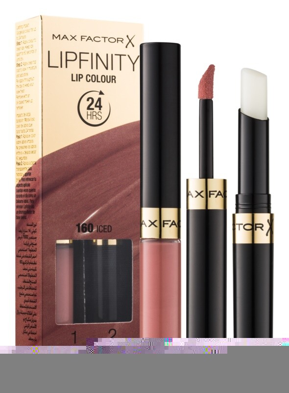 

Стойкая помада с бальзамом Max Factor Lipfinity Lip Colour, оттенок 160 Iced