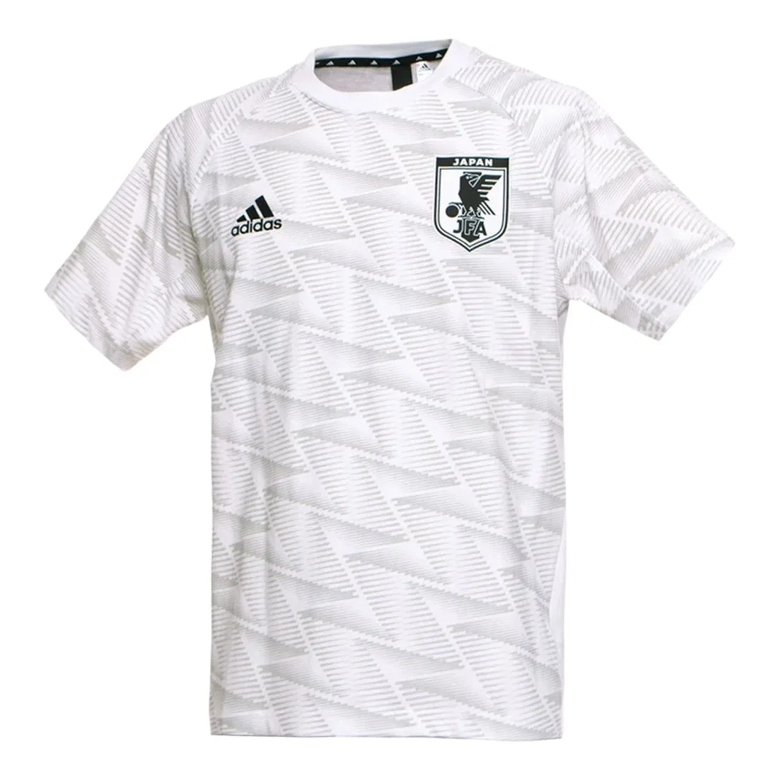 Детская футболка Soccer Jersey с воротником-стойкой, Unisex, Adidas, White