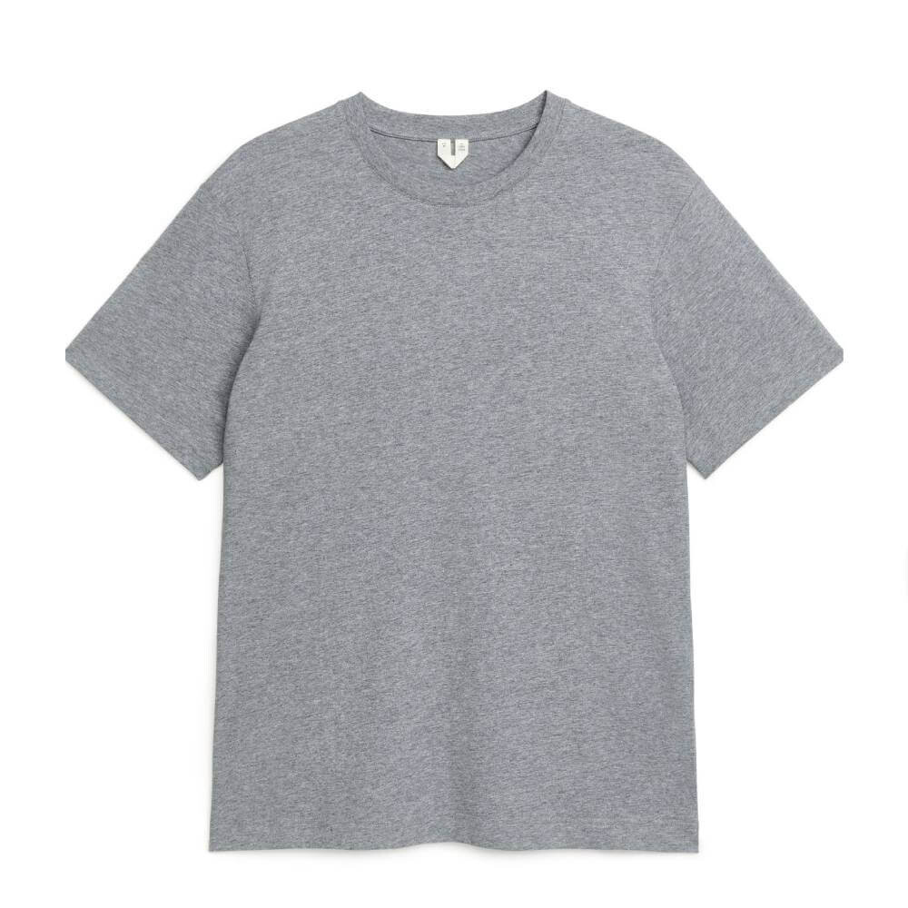 

Футболка ARKET Medium Weight, серый