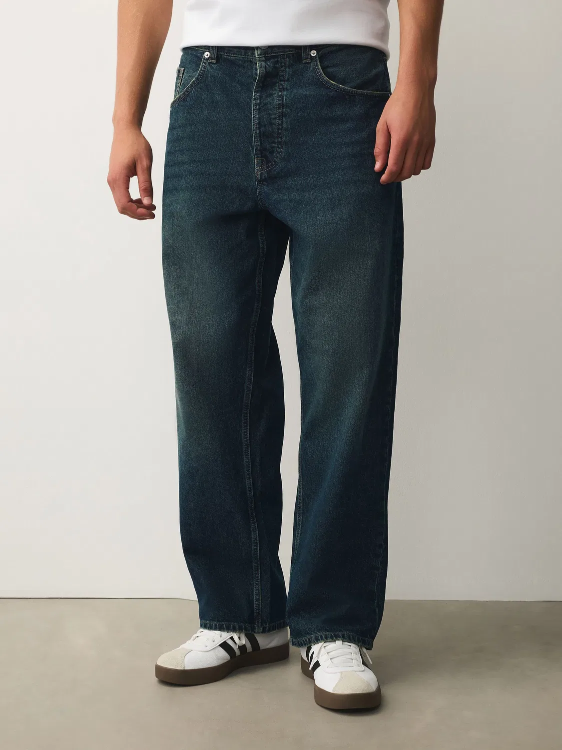 Джинсы свободные Blue Denim Next, синий