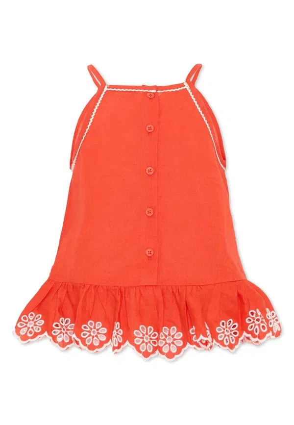 Топ с вышивкой Top Stella Mccartney Kids, красный — фото 2
