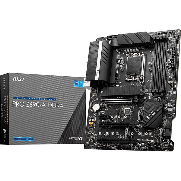 

Материнская плата MSI PRO Z690-A, DDR4, черный