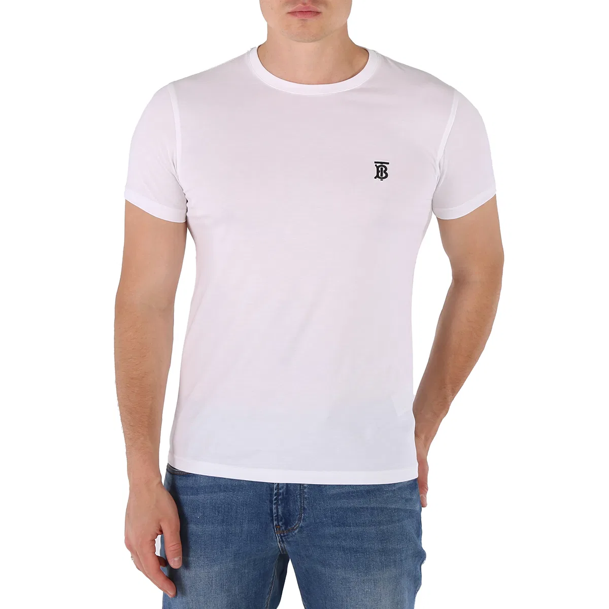 Футболка с монограммой Monogram Motif Burberry, White