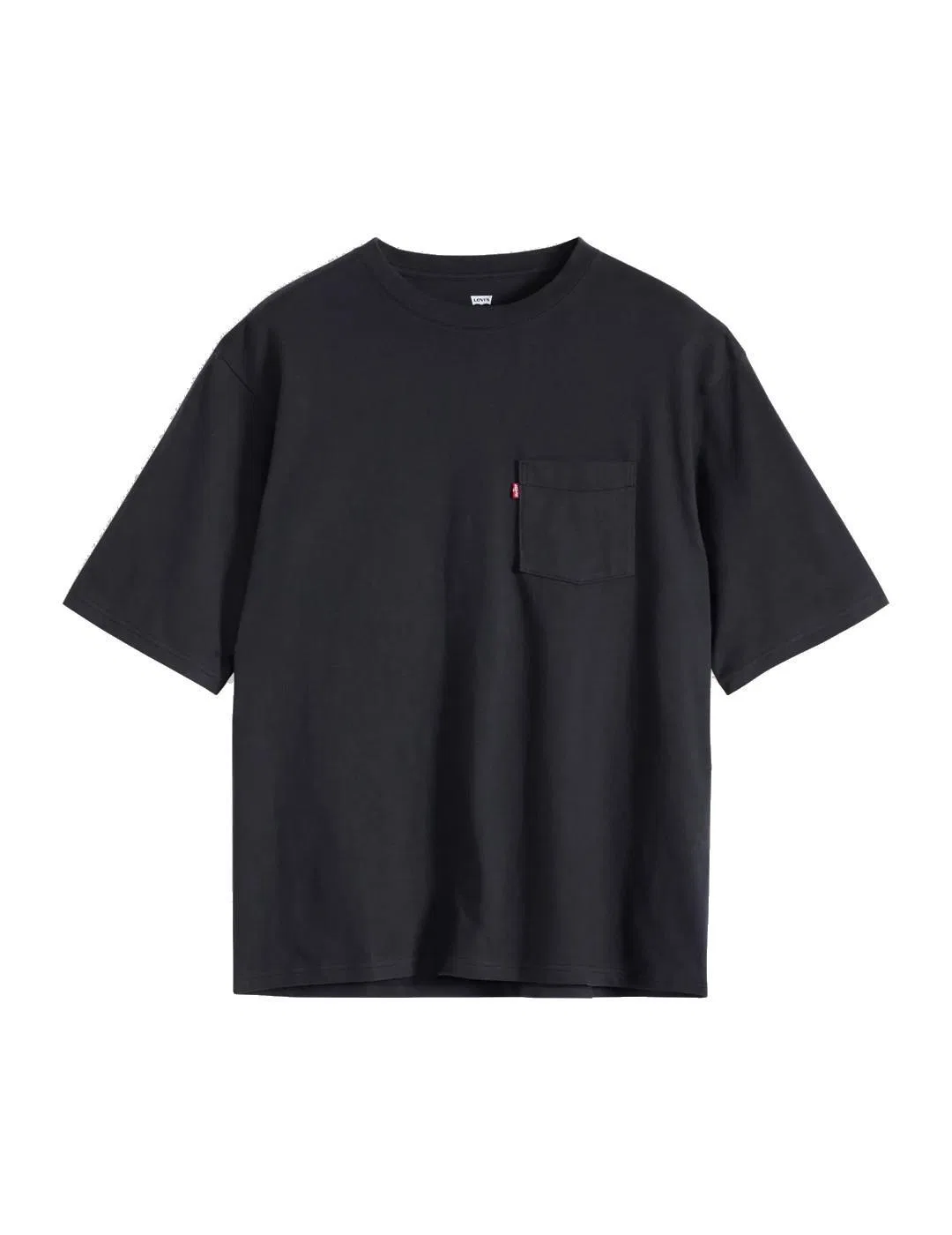 Мужская хлопковая футболка с полурукавом Levi's, Schwarz