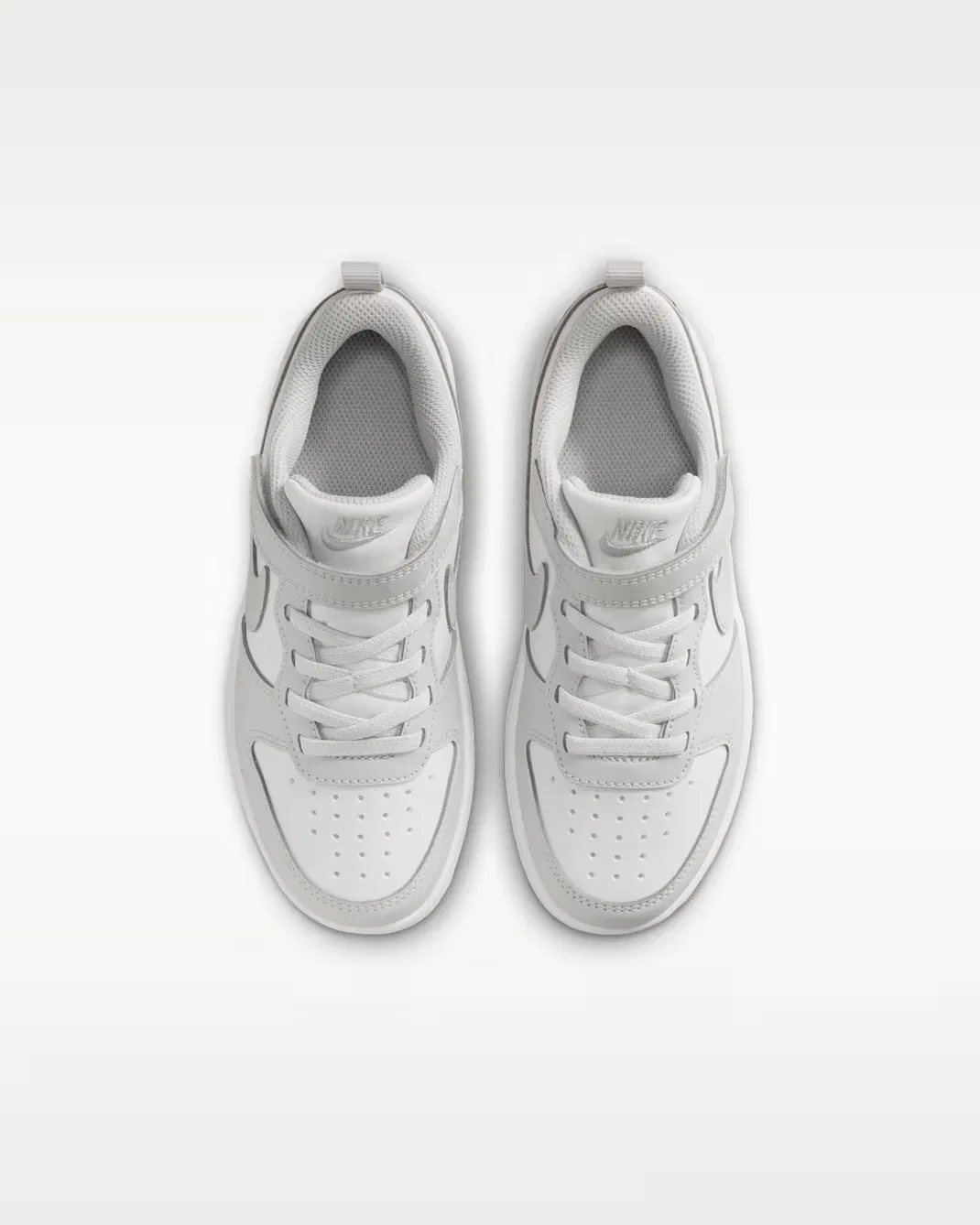 Детская обувь Nike Court Borough Low, Off White/White/Grey Fog — фото 4