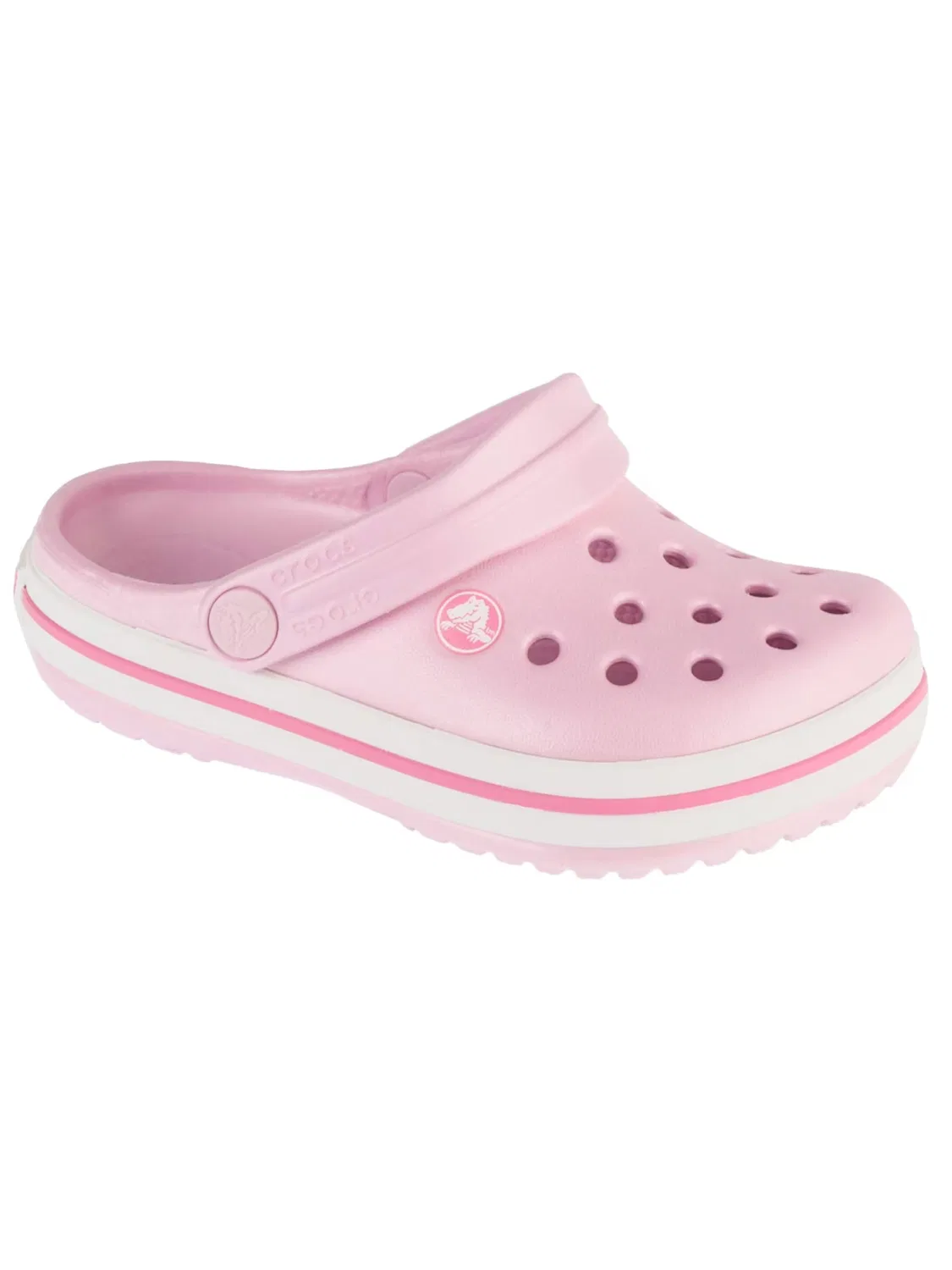 Сандалии Crocs Crocband Clog K розового цвета