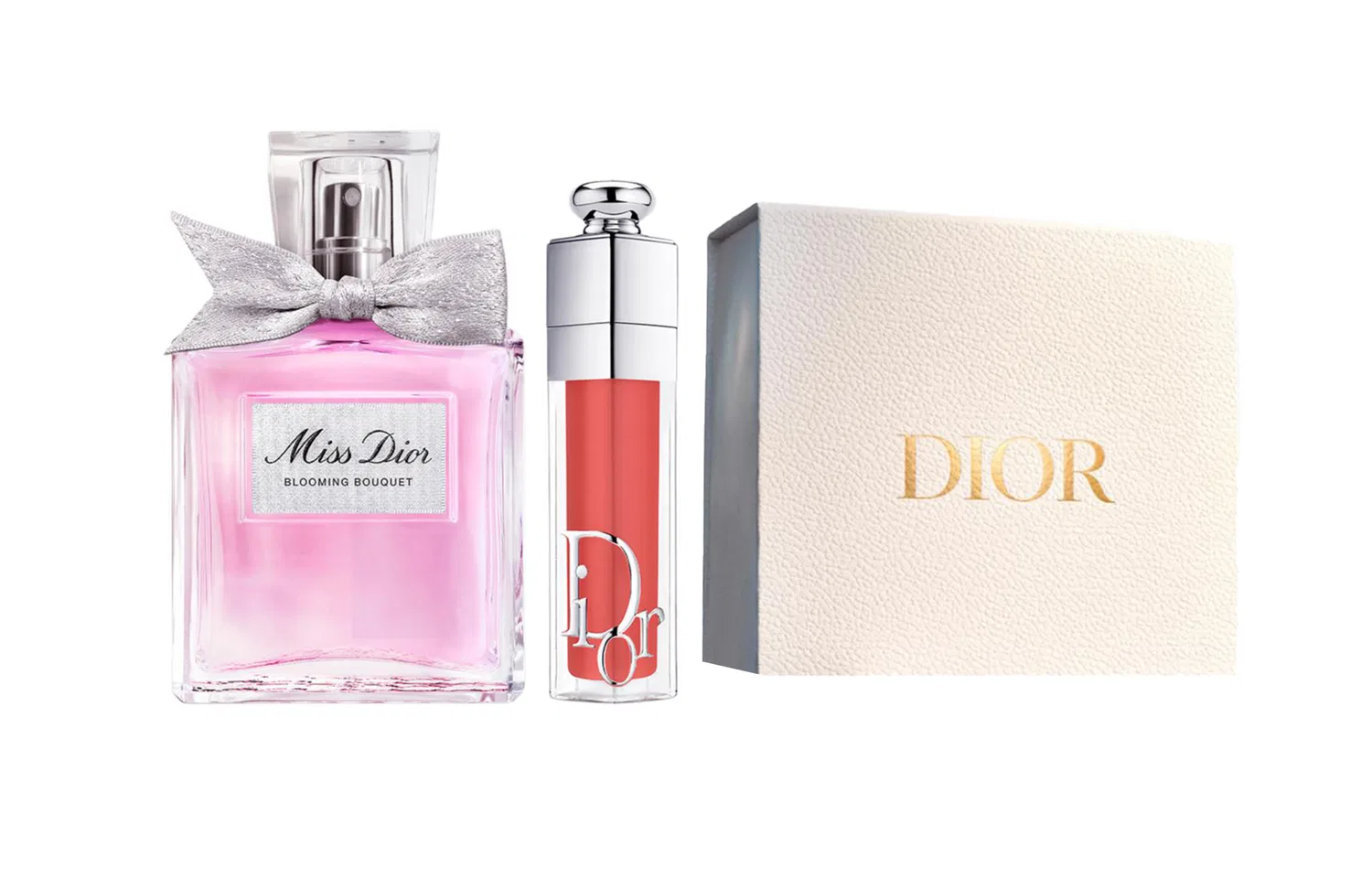 Женский набор парфюмерной воды и блеска для губ Floral Light Perfume 30ml+Lip Gloss #018, DIOR, Multicolor