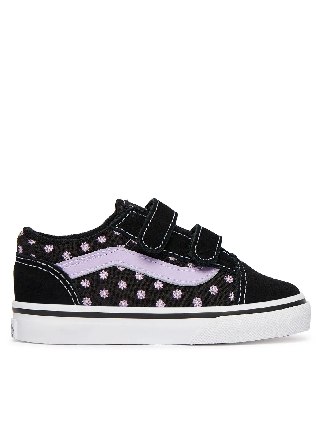 Тканевые кроссовки для девочки Old Skool Vans, черный