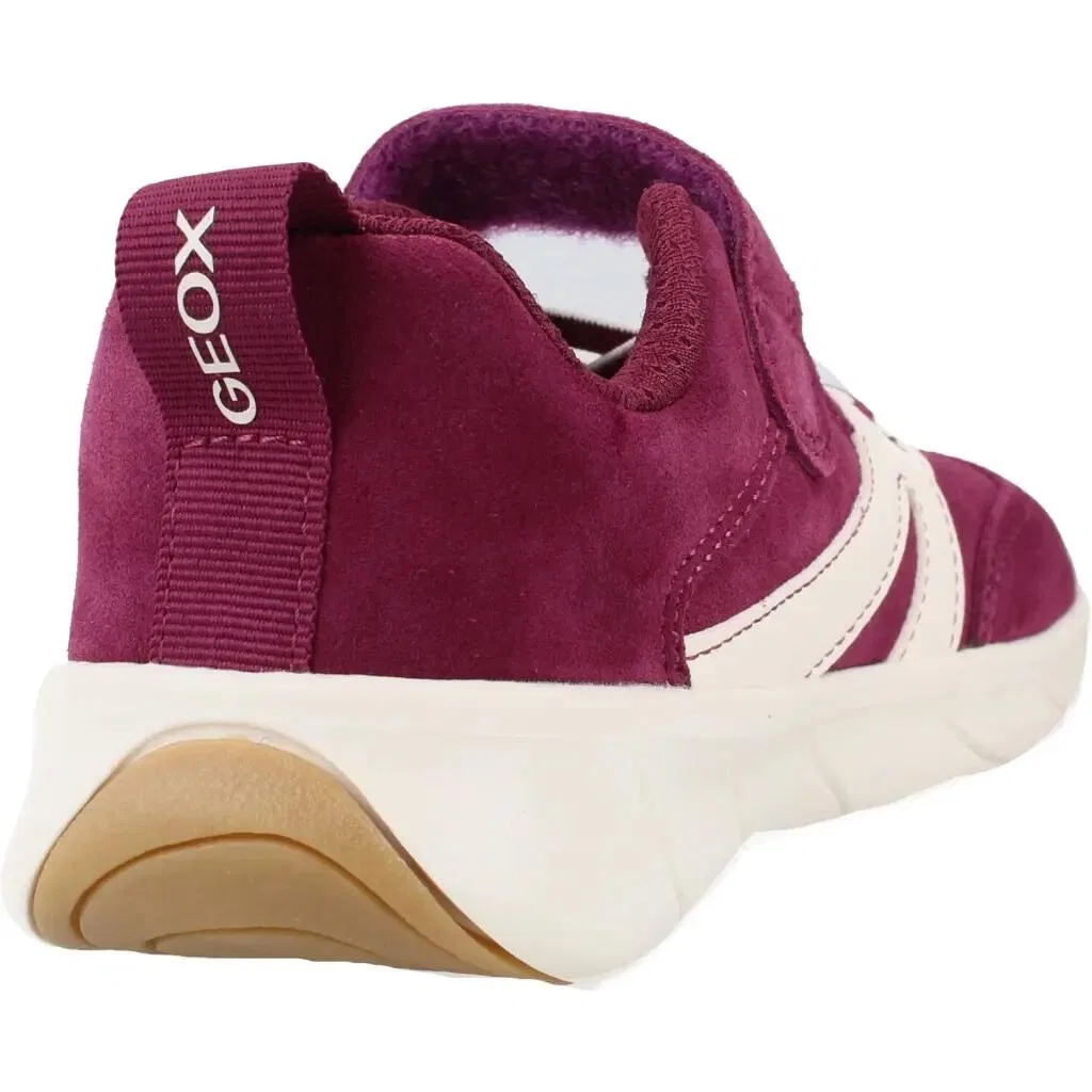 Детские кроссовки с анатомическим дизайном Foot-Run Geox, Violett Weiss — фото 3