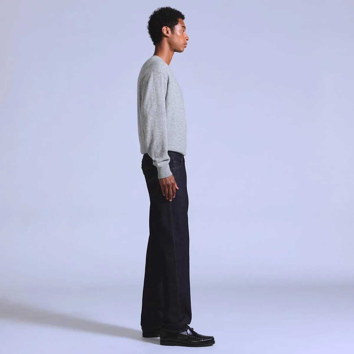 Узкие мужские джинсы-карандаш Levi's, Pencil Slim Rinse - Dark Wash — фото 4