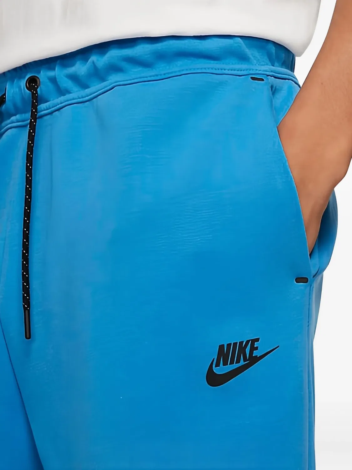 Шорты с принтом логотипа Nike, синий — фото 2
