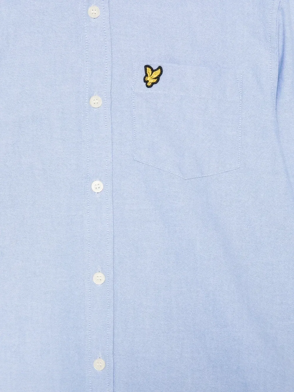 Рубашка оксфорд на пуговицах Lyle & Scott Kids, синий — фото 3